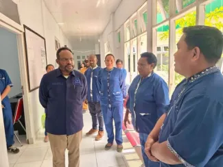 Arianto Kogoya Visits Kanggime Community Health Center in Tolikara