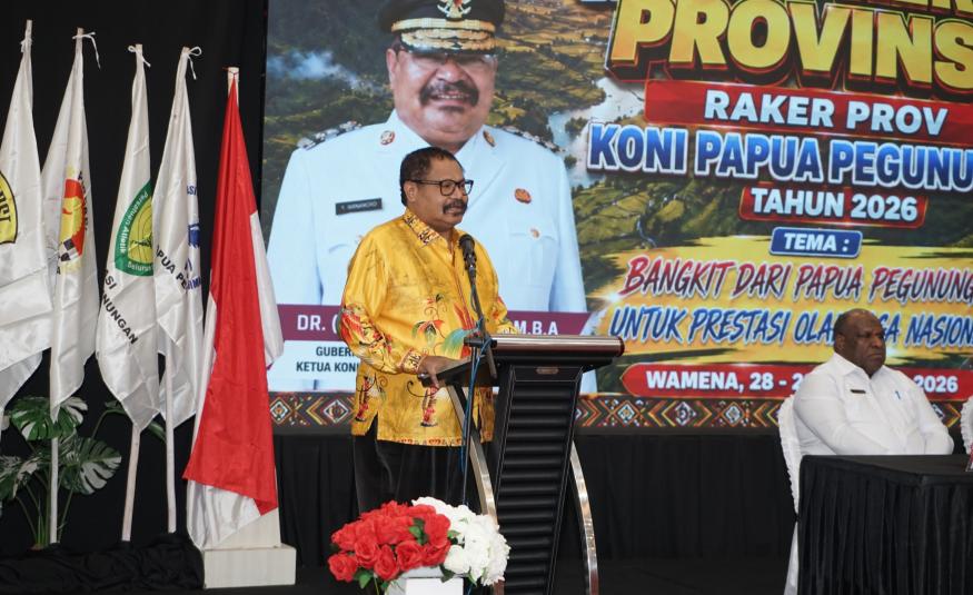 The Papua Mountains KONI Targets Developing Superior Athletes, Prioritizing 32 Sports