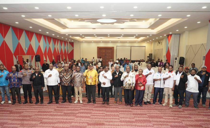 KONI Delapan Kabupaten di Papua Pegunungan Diharapakan Bersatu Bangun Prestasi Olahraga Fokus Cabor Ungulan