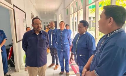 Arianto Kogoya Visits Kanggime Community Health Center in Tolikara